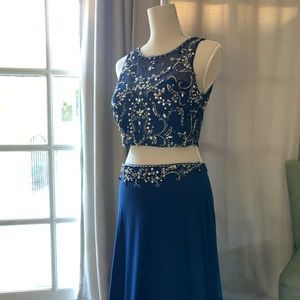 Blondie Nites Two-Piece Formal Dress